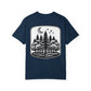 Nature Camp T-Shirt — Forest Night Badge Graphic