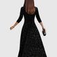 VESPERA | GRACEFUL FLORAL MIDI DRESS