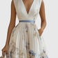 ROWELLA | ELEGANT PLEATED MAXI DRESS