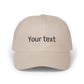 Customizable Classic Dad Cap — Personalized Embroidered Text Baseball Hat