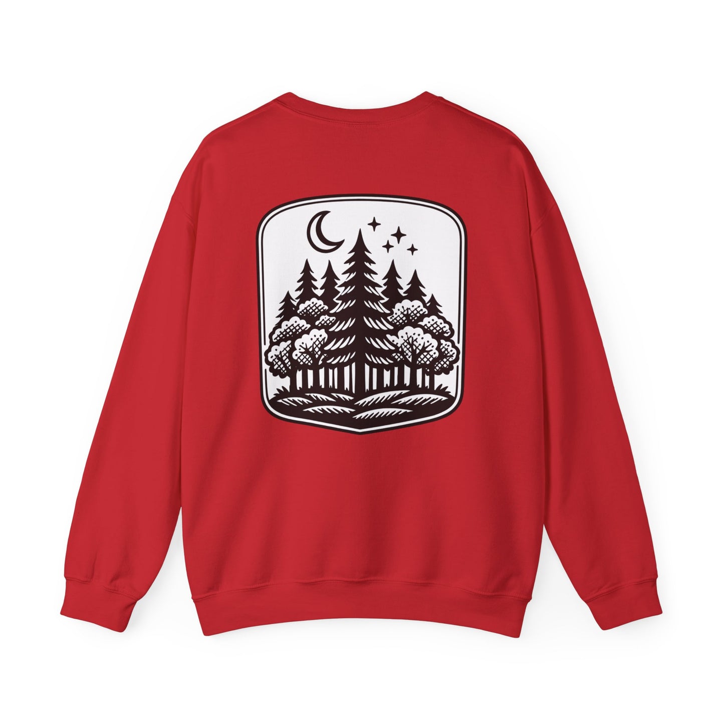 Forest Night Crewneck | Nature-Inspired Forest Green Sweatshirt