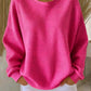 KATE | WAFFLE KNIT WINTER SWEATSHIRT