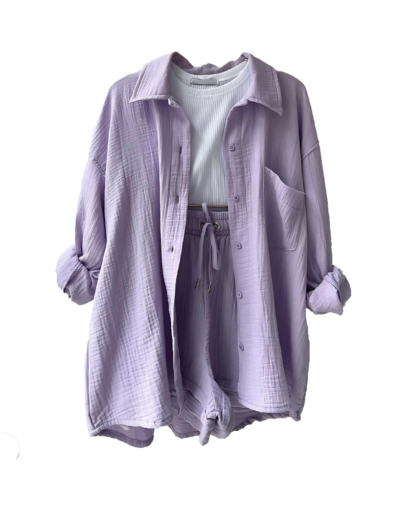 PHOEBE | COTTON SHORTS SET