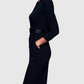 CLARIBEL | REFINED MIDI DRESS