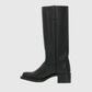 LERELIA | LEATHER KNEE-HIGH BOOTS