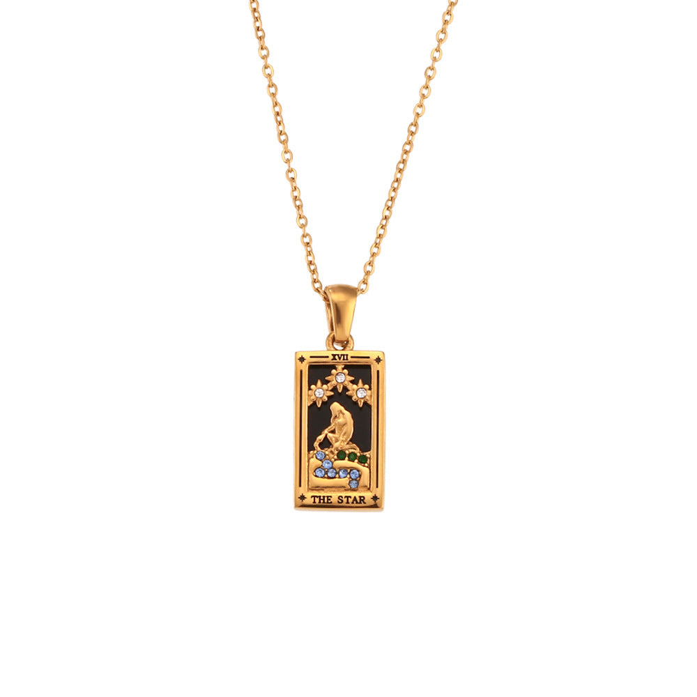 Sabina – Collana dorata con pendente discreto