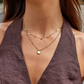 Petra – Collana dorata con mini cristalli