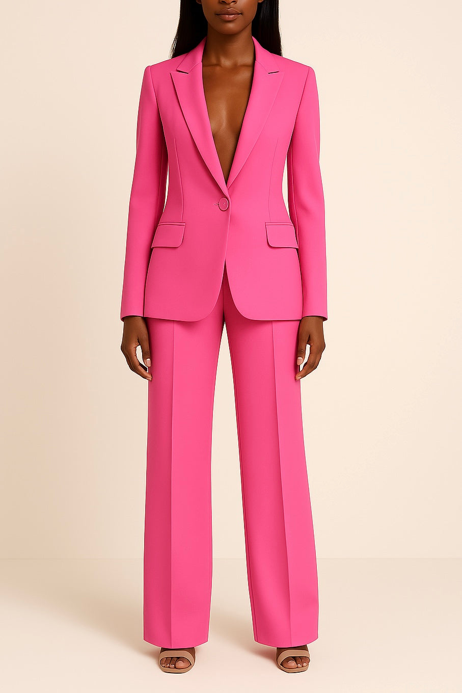 ZOE | CHIC FORMAL SUIT SET WITH TAILORED LONG BLAZER FOR WOMEN