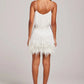 ALICIA | FEATHER MINI DRESS