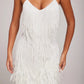 ALICIA | FEATHER MINI DRESS