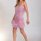 ALICIA | FEATHER MINI DRESS