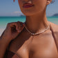 Helena – Collana dorata con pendente rettangolare