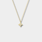 Lina – Collana in argento delicata con medaglione rotondo