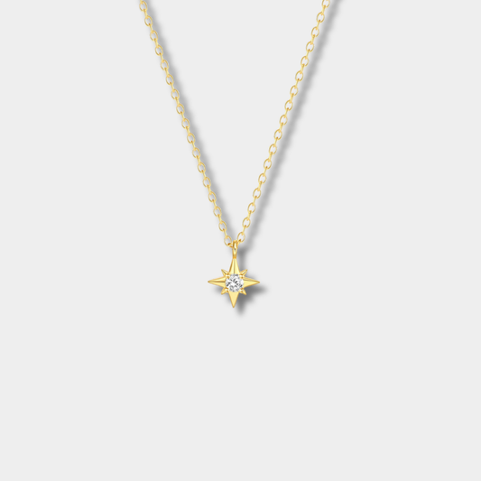 Lina – Collana in argento delicata con medaglione rotondo