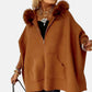 ARABELLE | CASUAL HOODED COAT WITH FUR COLLAR