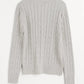 SUNNIVA | V-NECK CABLE-KNIT SWEATER