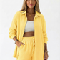 Elara | Cotton 2-Piece Set – Shirt & Shorts