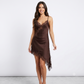 Sophie | Asymmetrical Lace Mini Dress