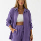 Elara | Cotton 2-Piece Set – Shirt & Shorts