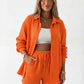 Elara | Cotton 2-Piece Set – Shirt & Shorts