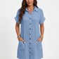 Isabelle | Sleeveless Shirt Dress