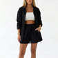 Elara | Cotton 2-Piece Set – Shirt & Shorts