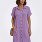 Isabelle | Sleeveless Shirt Dress