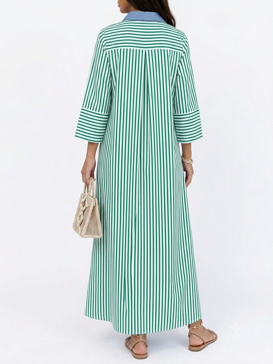 Magda | Maxi Shirt Dress