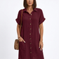 Isabelle | Sleeveless Shirt Dress