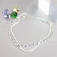 SILVER BRACELET SET WITH ZIRCONIA DETAILS