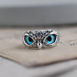 SILVER OPAL ADJUSTABLE RING