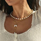 Helena – Collana dorata dal design doppio