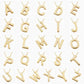 Jutta – Golden necklace with a clear linear structure