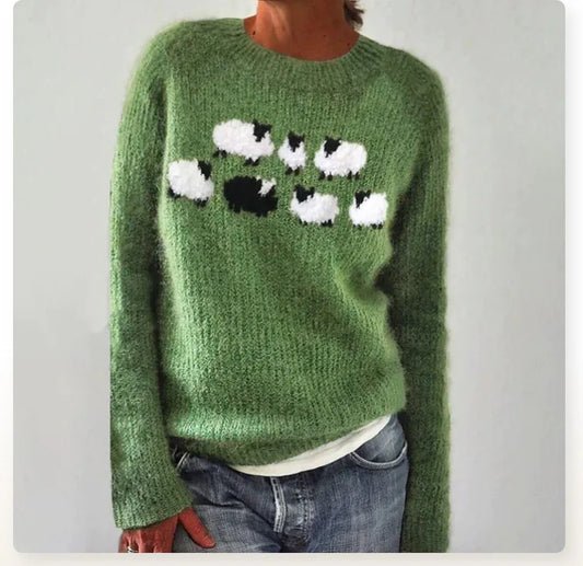 AURIELLE | VINTAGE KNIT SWEATER