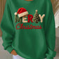 CANDY | CHRISTMAS PRINT CASUAL SWEATSHIRT