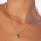 Greta – Collana dorata con mini medaglione