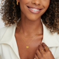 Annalena – Collana dorata doppia con pendente