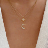 Elisa – Collana in argento con pendente rotondo