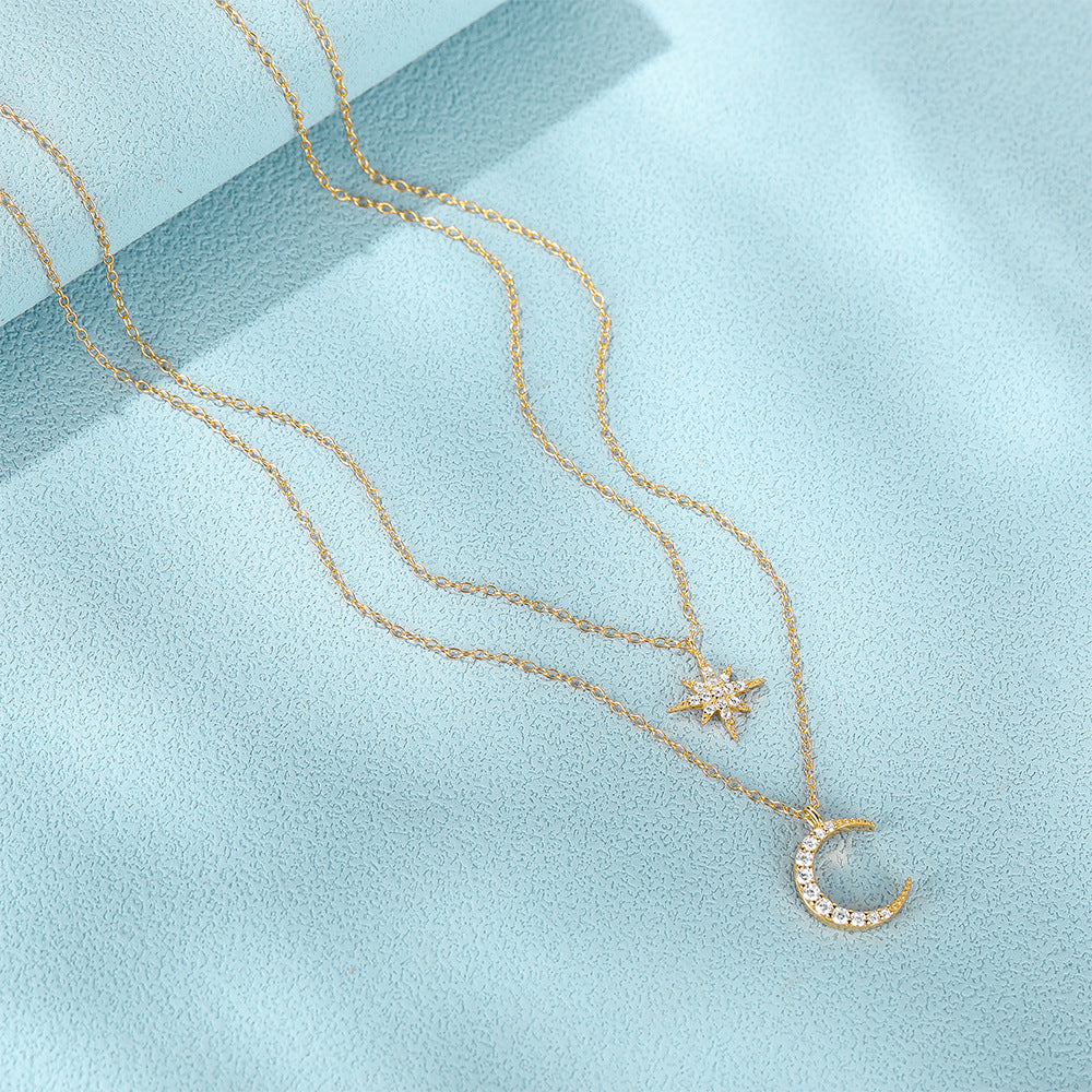 Elisa – Collana in argento con pendente rotondo