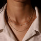 Veronica – Catenina sottile in argento con pendente verticale