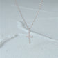 Elena – Collana doppia in argento con pendente
