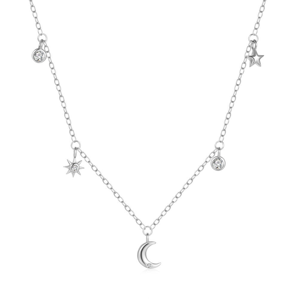 Theresa – Collana in argento con struttura a maglie