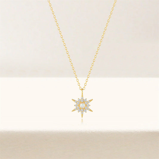 Amélie – Collana delicata in argento con pendente rotondo
