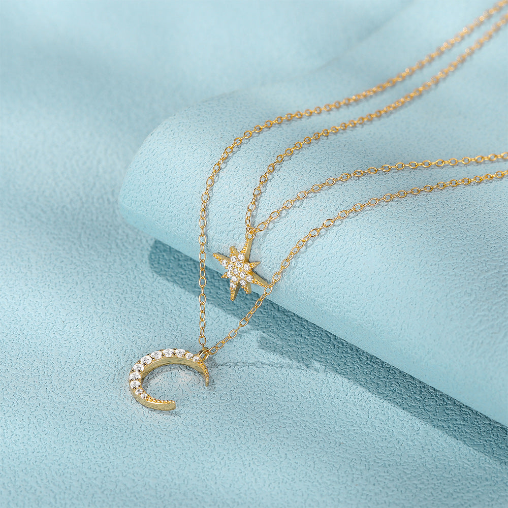 Elisa – Collana in argento con pendente rotondo