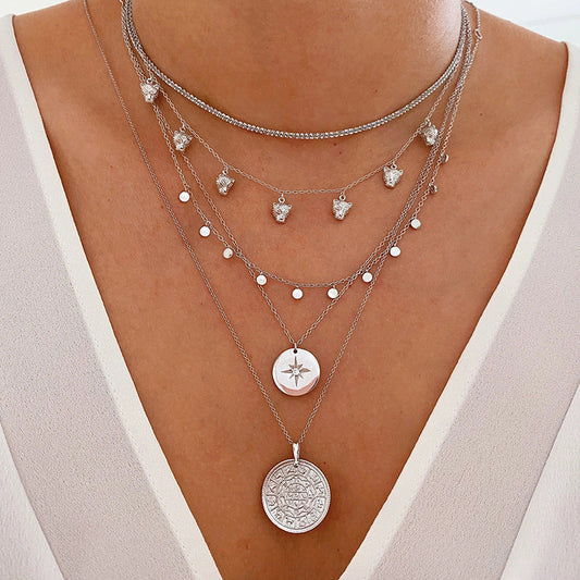 Sofie – Collana multilivello in argento