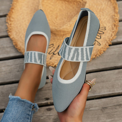 ILYANA | PATTERNED BALLET FLATS