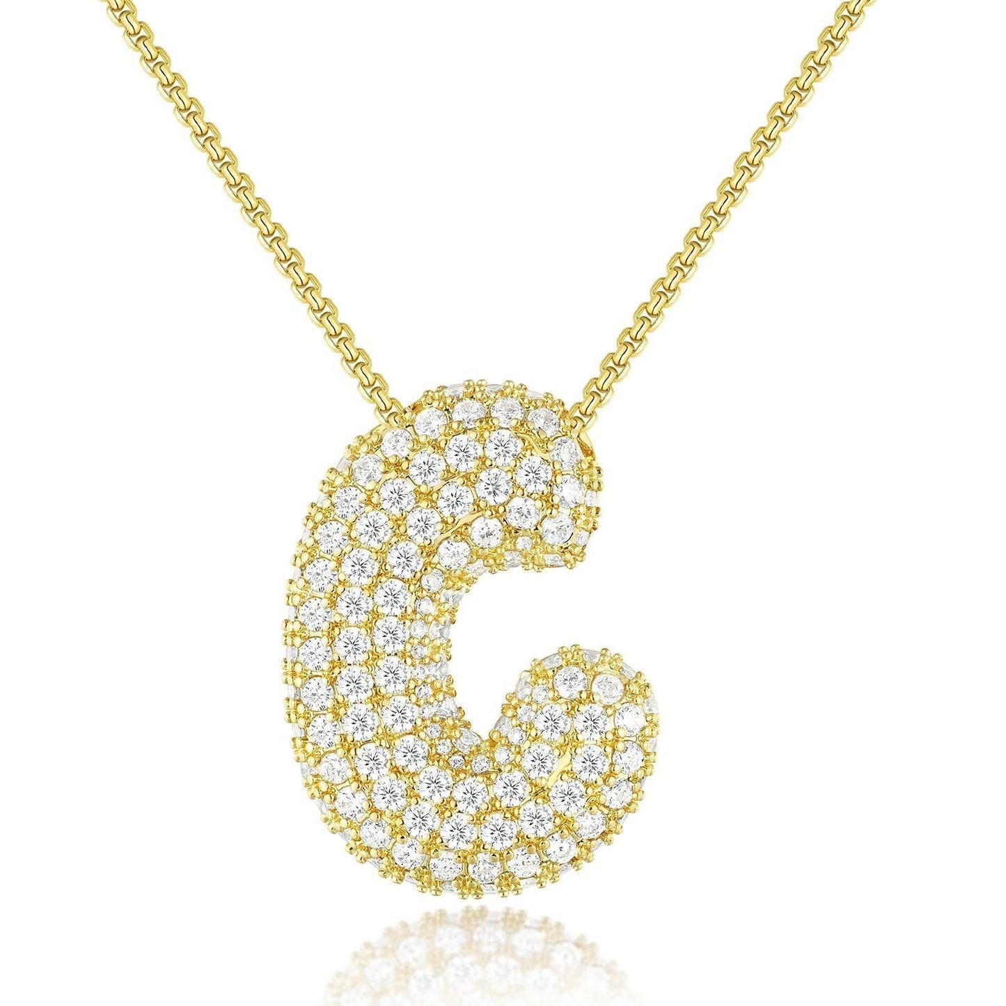 Frieda – Catena in oro con ciondolo organico