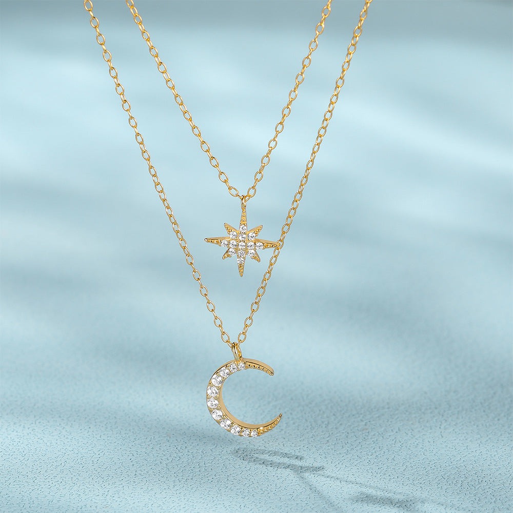 Elisa – Collana in argento con pendente rotondo