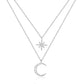 Elisa – Collana in argento con pendente rotondo