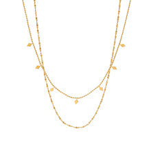 Helena – Collana dorata discreta dal fascino geometrico